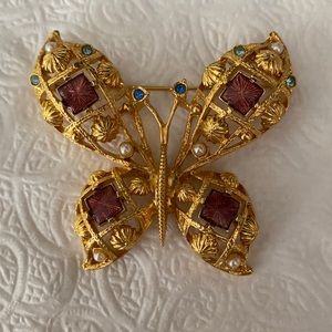 Butterfly brooch